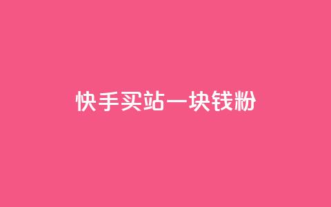 快手买站一块钱1000粉 - 快手一元购站轻松获千粉丝的方法揭秘! 第1张 快手买站一块钱1000粉 - 快手一元购站轻松获千粉丝的方法揭秘! 第1张