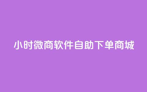 24小时微商软件自助下单商城 - 一天内轻松购物,体验自助下单的微商软件商城~ 第1张 24小时微商软件自助下单商城 - 一天内轻松购物,体验自助下单的微商软件商城~ 第1张