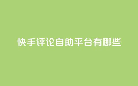 快手评论自助平台有哪些,抖音评论在线自助平台24小时 - 卡盟低价 qq会员业务网站 第1张 快手评论自助平台有哪些,抖音评论在线自助平台24小时 - 卡盟低价 qq会员业务网站 第1张