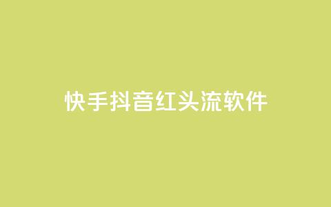 快手抖音红头流软件 - 点购买平台 第1张