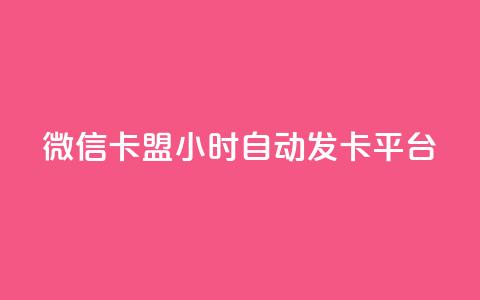 微信卡盟24小时自动发卡平台 - 最佳SEO实践:全天候自动发卡平台,微信卡盟买卡24小时服务~ 第1张 微信卡盟24小时自动发卡平台 - 最佳SEO实践:全天候自动发卡平台,微信卡盟买卡24小时服务~ 第1张