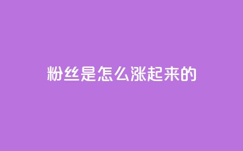 粉丝是怎么涨起来的,qq空间点赞自助 - qq空间说说刷转发数量 qq自助平台全网最低 第1张 粉丝是怎么涨起来的,qq空间点赞自助 - qq空间说说刷转发数量 qq自助平台全网最低 第1张