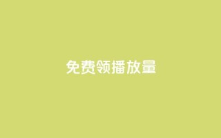 免费领ks播放量 - 抖音平台充值入口