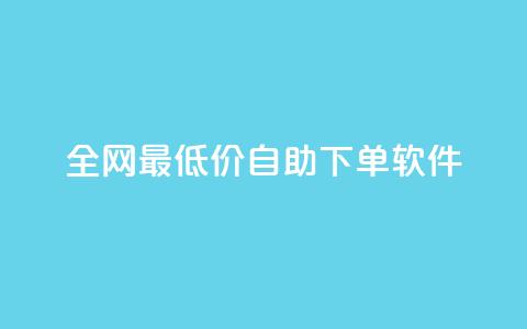 全网最低价自助下单软件,qq下单平台全网最低价 - 拼多多免费助力工具无限制 拼多多小刀测试视频  第1张