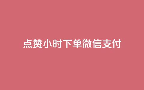 点赞24小时下单微信支付 - 24小时内轻松下单	，微信支付便捷无忧!  第1张
