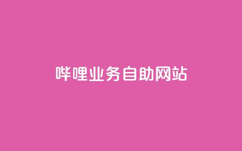哔哩业务自助网站 - 哔哩业务自助网站:全方位自助服务平台! 第1张 哔哩业务自助网站 - 哔哩业务自助网站:全方位自助服务平台! 第1张