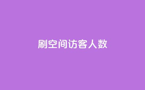 刷空间访客人数 - 刷爆网站流量，提升访客数量！  第1张