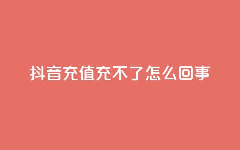 抖音充值充不了怎么回事,KS低价业务下单平台 - 拼多多转盘最后0.01解决办法 拼多多助力发布任务的软件  第1张
