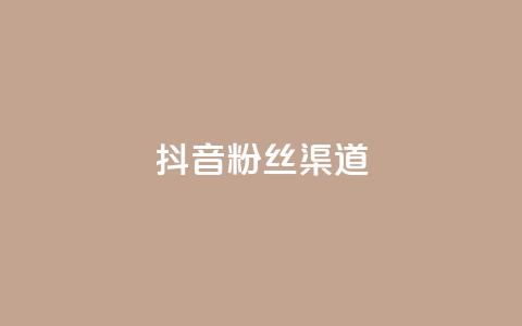 抖音粉丝渠道 - 抖音粉丝获取的途径有哪些?~ 第1张 抖音粉丝渠道 - 抖音粉丝获取的途径有哪些?~ 第1张