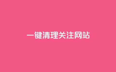 ks一键清理关注网站 - KS一键清理关注网站-精准清理SEO垃圾!  第1张