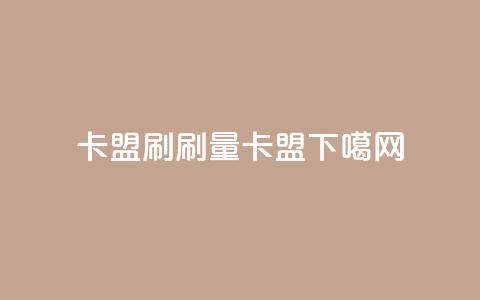 卡盟刷APP(APP刷量卡盟) 第1张 卡盟刷APP(APP刷量卡盟) 第1张
