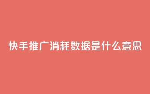 快手推广消耗数据是什么意思,小红书粉丝1w如何报价 - 拼多多砍价网站一元10刀 拼多多2018旧版本下载  第1张