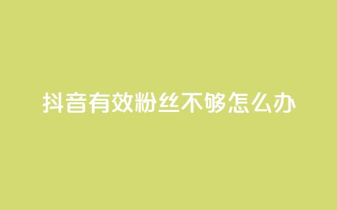 抖音有效粉丝不够500怎么办,快手1w粉丝的号 - 24小时业务自动下单平台 抖音业务自助网  第1张