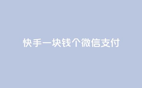 快手一块钱100个微信支付,全网最便宜卡盟 - 自助下单 最专业的平台 低价卡盟全网低价科技 第1张 快手一块钱100个微信支付,全网最便宜卡盟 - 自助下单 最专业的平台 低价卡盟全网低价科技 第1张