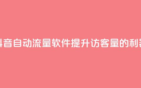 抖音自动流量软件：提升访客量的利器  第1张