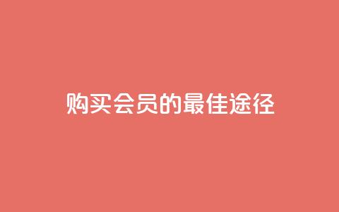 购买QQ会员的最佳途径 第1张 购买QQ会员的最佳途径 第1张