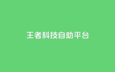 王者科技自助平台 - qq会员卡盟平台官网  第1张