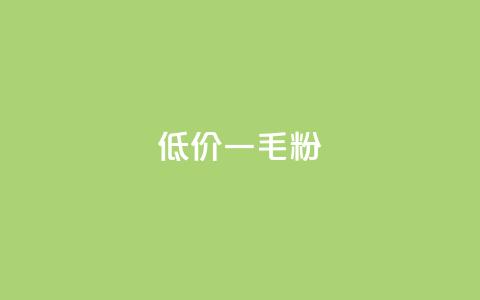 低价Ks一毛1000粉 - 低价Ks：1000粉只需1毛，请速来抢购！~  第1张