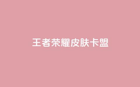 王者荣耀皮肤卡盟,QQ访客10000多吗 - 小红书自助赞平台24小时 qq小号购买自助下单星星便宜  第1张