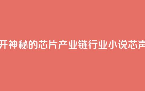 书展荐书_揭开神秘的芯片产业链 行业小说《芯声》首发 第1张 书展荐书_揭开神秘的芯片产业链 行业小说《芯声》首发 第1张