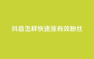 抖音怎样快速涨有效粉丝,QQ空间访客软件 - 快手如何快速涨粉丝1000 - Dy低价二十四小时下单平台