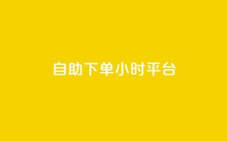 自助下单24小时平台 - 一元一百个赞抖音网站