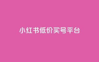 小红书低价买号平台 - 抖音24小时平台有哪些