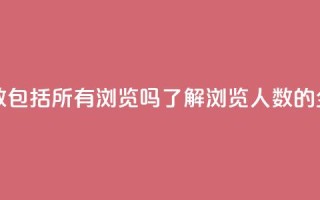 qq浏览人数包括所有浏览吗(了解QQ浏览人数的全面统计)