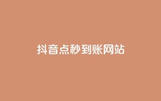 抖音点秒到账网站 - dy秒