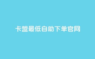 卡盟最低自助下单官网 - 卡盟自助下单官网最低价格全攻略!