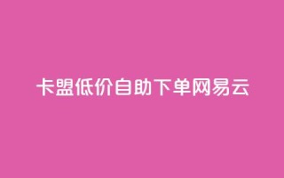 卡盟低价自助下单网易云
