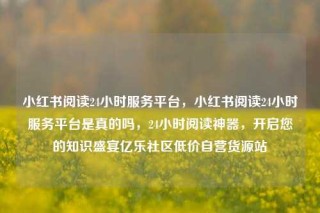 小红书阅读24小时服务平台，小红书阅读24小时服务平台是真的吗，24小时阅读神器，开启您的知识盛宴亿乐社区低价自营货源站