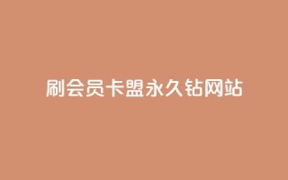 刷会员卡盟永久钻网站 - 永久享受会员权益的卡盟推荐网站揭秘~