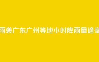 雷雨袭广东 广州等地3小时降雨量逾50毫米