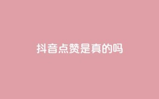 抖音点赞app是真的吗