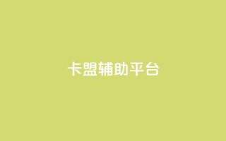 卡盟辅助平台 - 高效实用的卡盟辅助平台助你取得更佳效果!