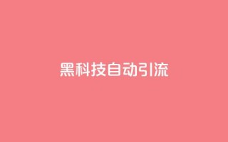黑科技自动引流 - 智能引流技术揭秘 让流量轻松到来!