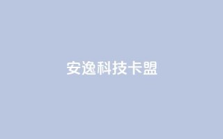 安逸科技2021卡盟 - 安逸科技2021年卡盟全新升级解析~