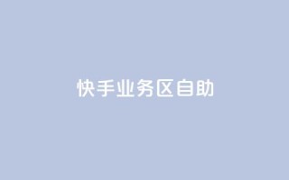 快手业务区自助 - 快手业务区自助，解锁更多增长机会！