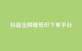 抖音全网最低价下单平台,卡密出售网站 - 粉丝和关注的区别 - 51卡盟平台