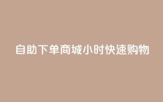 自助下单商城24小时快速购物-SEO编辑