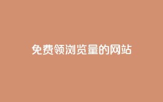 免费领浏览量的网站 - 轻松获取高浏览量的网站推荐~