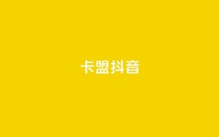 卡盟抖音,刷vip会员卡盟 - 卡盟一手货源网站手游 - QQ资料卡点赞网页