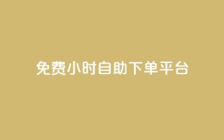 qq免费24小时自助下单平台 - QQ全天候自助下单平台免费开启!