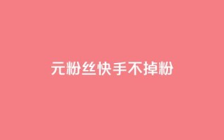 1元3000粉丝快手不掉粉,抖音1元1000粉真的吗 - 小老弟业务下单平台 - dy业务自助下单在线