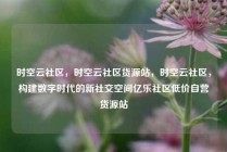 时空云社区，时空云社区货源站，时空云社区，构建数字时代的新社交空间亿乐社区低价自营货源站