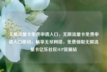 无限流量卡免费申请入口，无限流量卡免费申请入口移动，畅享无尽网络，免费领取无限流量卡亿乐社区SUP货源站