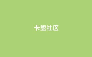 卡盟社区 - 卡盟社区：聚焦数字服务的新兴平台探索~