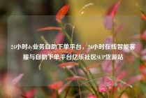 24小时dy业务自助下单平台，24小时在线智能客服与自助下单平台亿乐社区SUP货源站