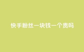 快手粉丝一块钱一个贵吗,ks赞自助下单平台网站便宜 - 快手自助免费秒刷 - dnf手游稳定免费辅助网站